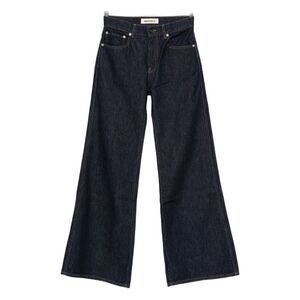 SEMICOUTURE Women's Wide Leg Denim Jeans Women GREY Pants